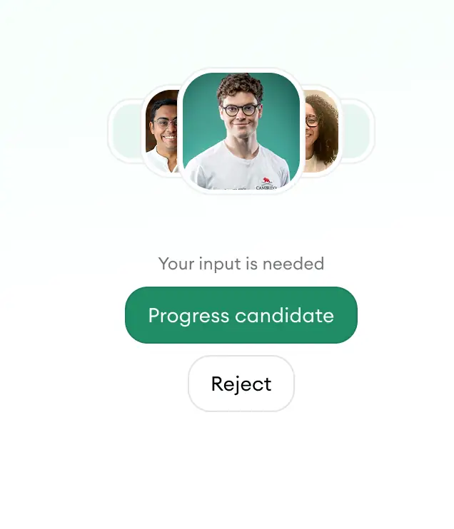 Humans always decide.
