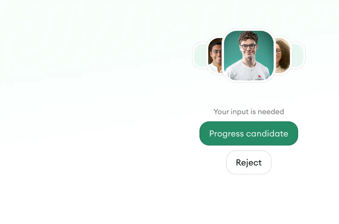Humans always decide.